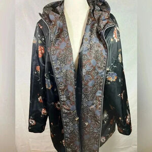 Dennis Basso coat floral new